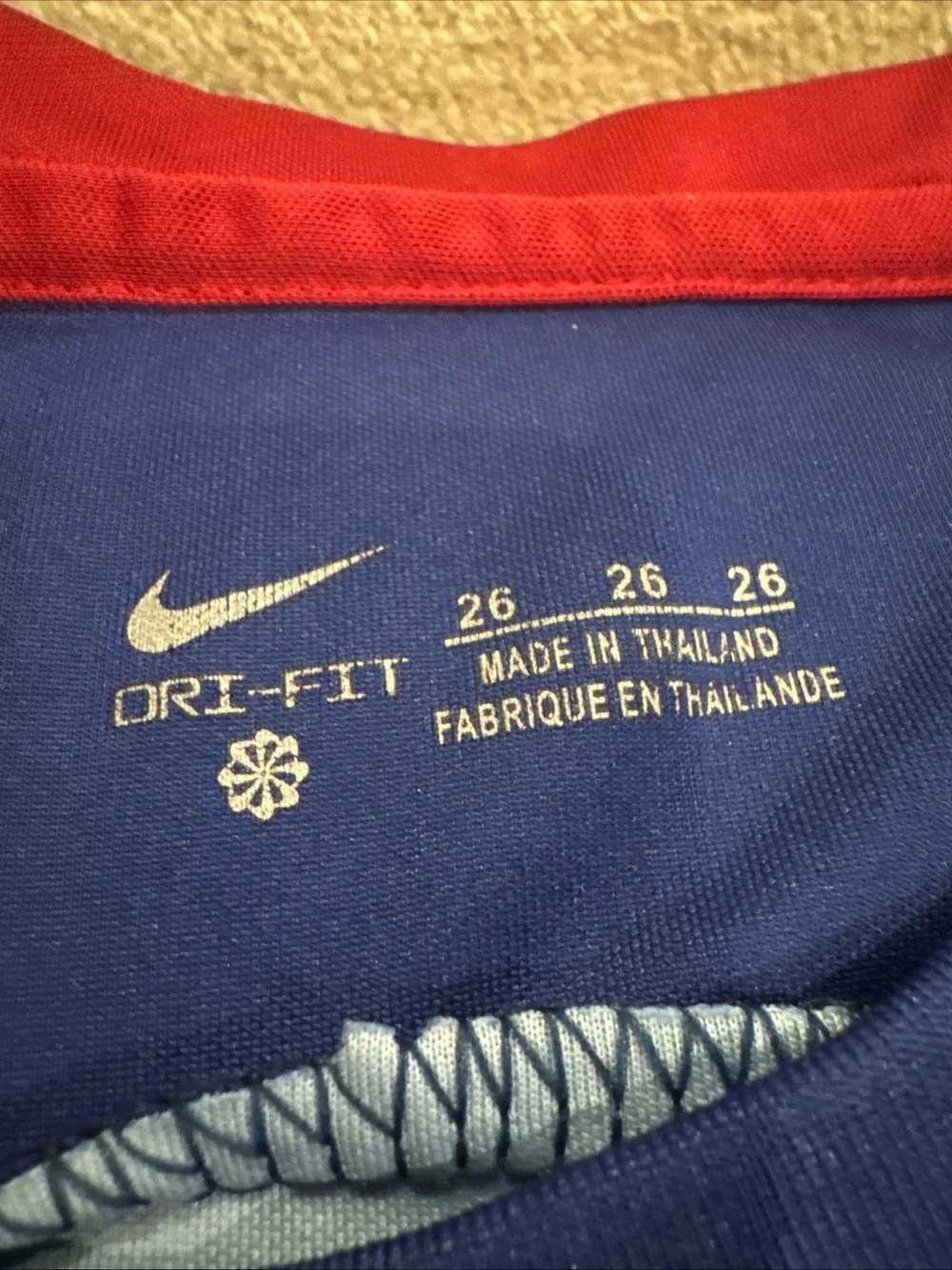 Nike Youth FC Barcelona Karol G Home Jersey size 26 (xs-s adult)